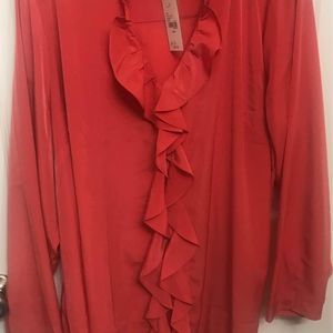 Lane Bryant Women’s plus size 22/24 new with tags Orange salmon coral